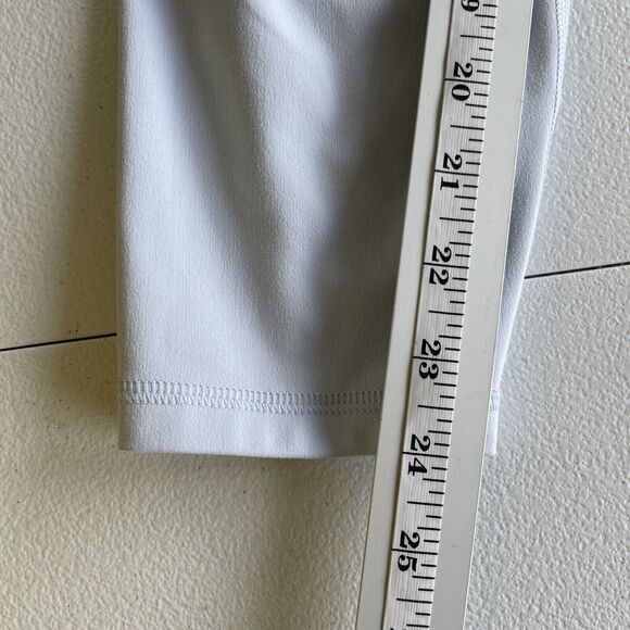 X By Gottex Women's High Rise Active Workout Legging Size M Pockets Light Blue - Picture 9 of 9